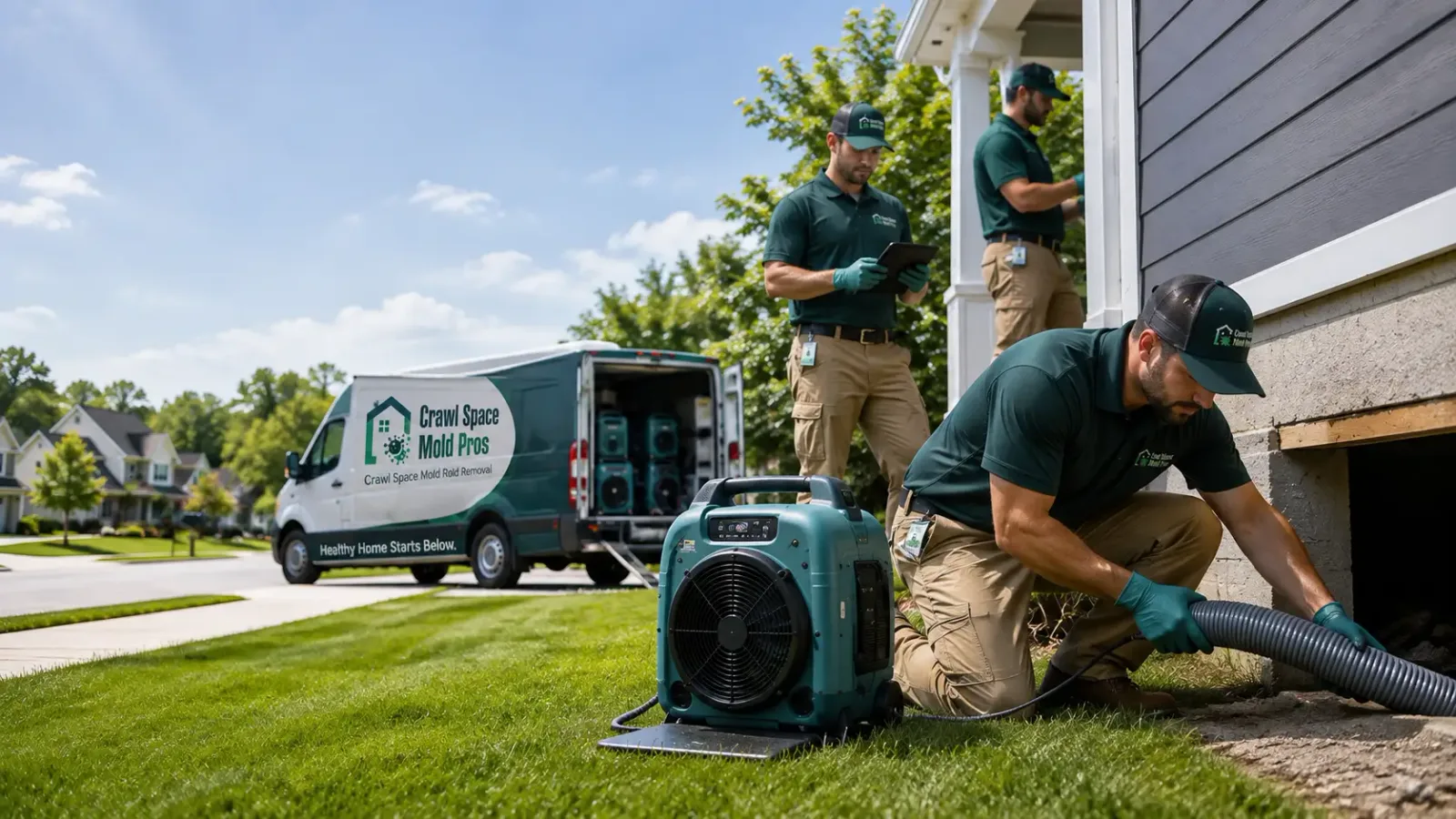 Crawl Space Mold Removal in Walker, MN
